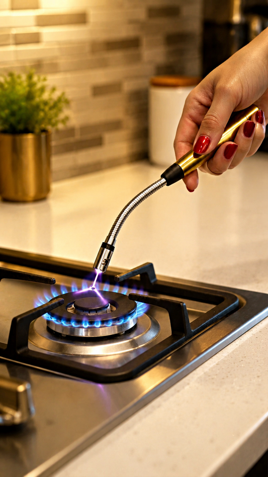 USB Rechargeable Electric Plasma Arc Lighter | Windproof Flameless Metal Lighter for BBQ, Kitchen, Candle & Camping